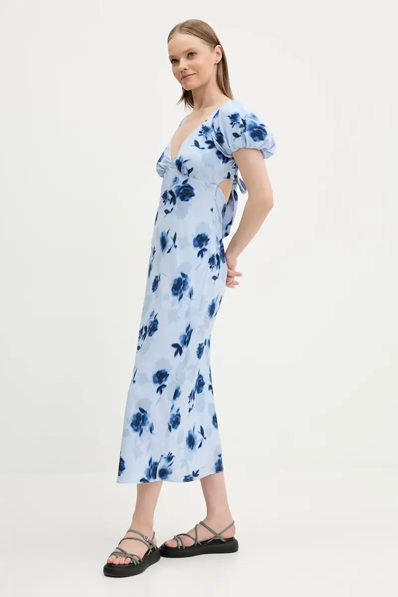 vestito colore blu KI159-5580 miniatura 3