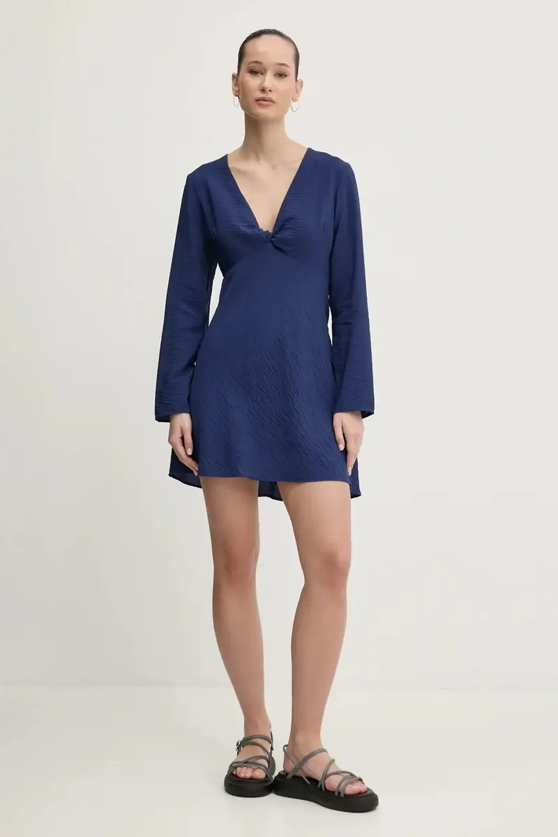 vestito colore blu navy KI159-5690 miniatura 2