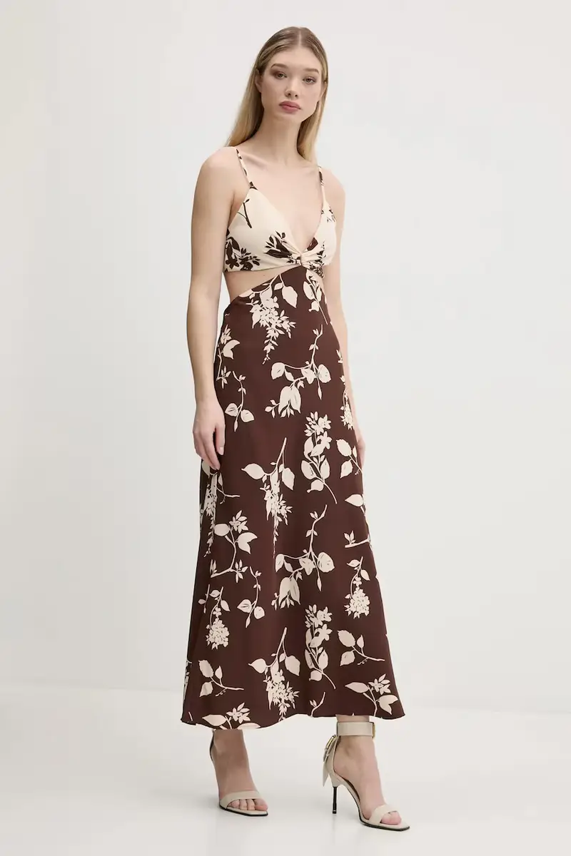 vestito colore marrone KI159-5551 miniatura 2