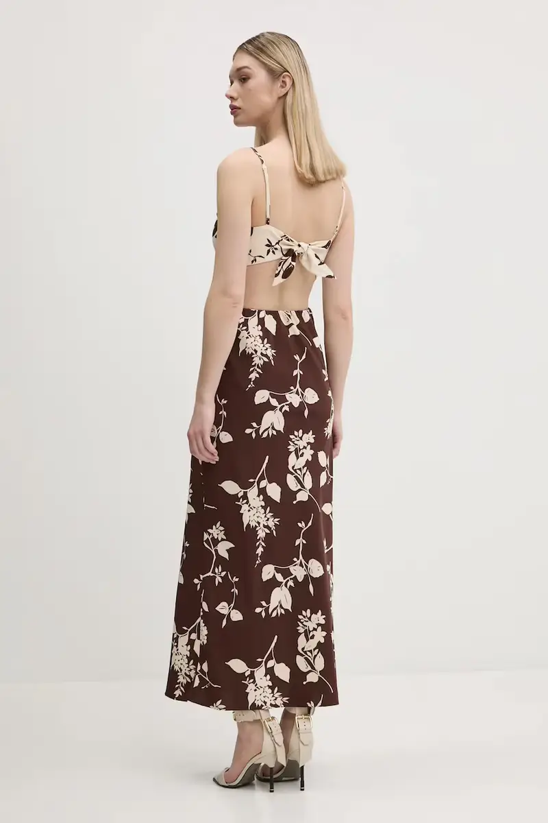 vestito colore marrone KI159-5551 miniatura 3