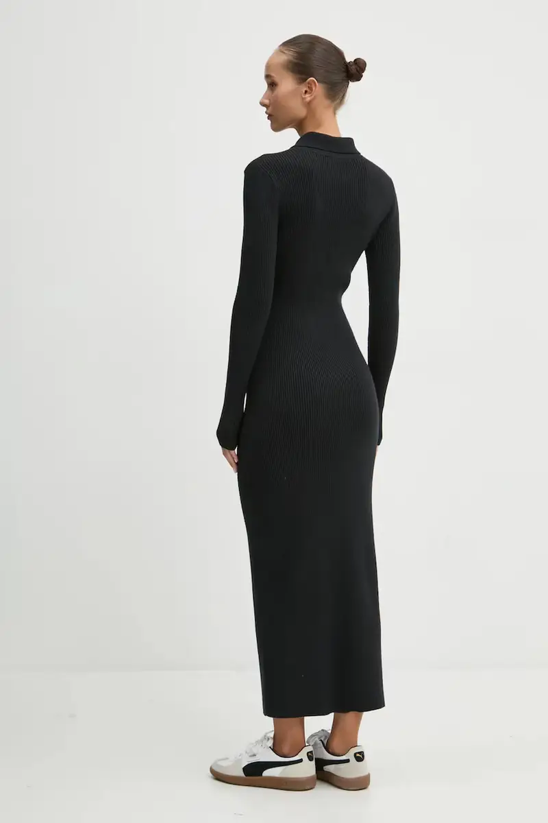 vestito colore nero KI159-4763 miniatura 3