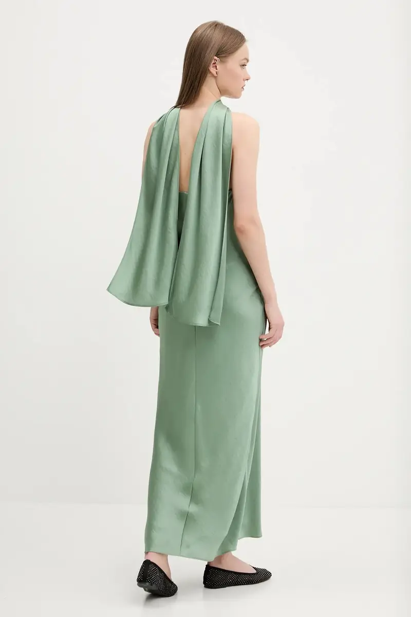 vestito colore verde KI159-5446 miniatura 2