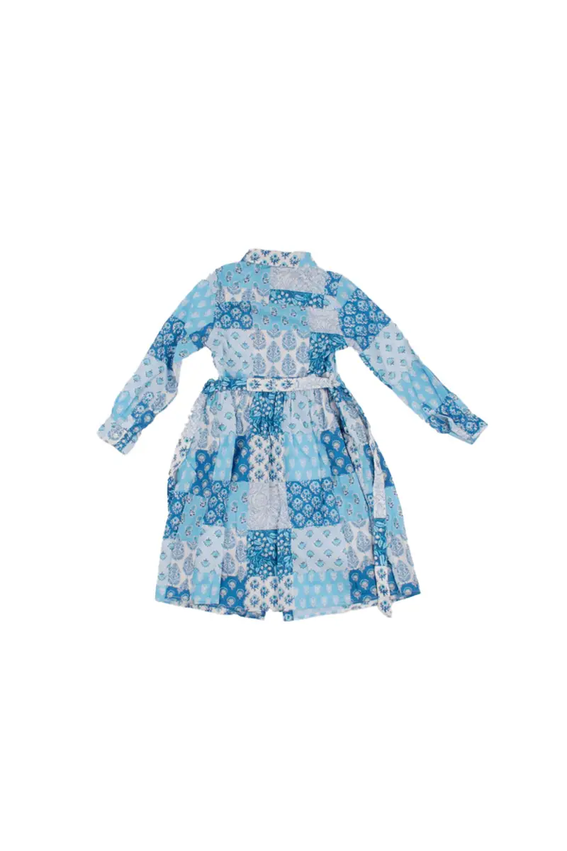 Abito Bambina MC2 SAINT BARTH Azzurro Philipa cot radical patch miniatura 2