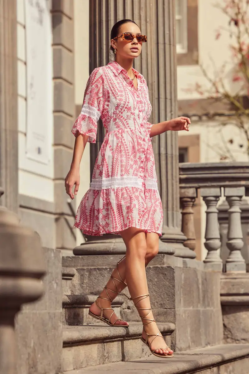 ABITO CAMICIA AMABEL | Colore: Rosa | Taglia: S