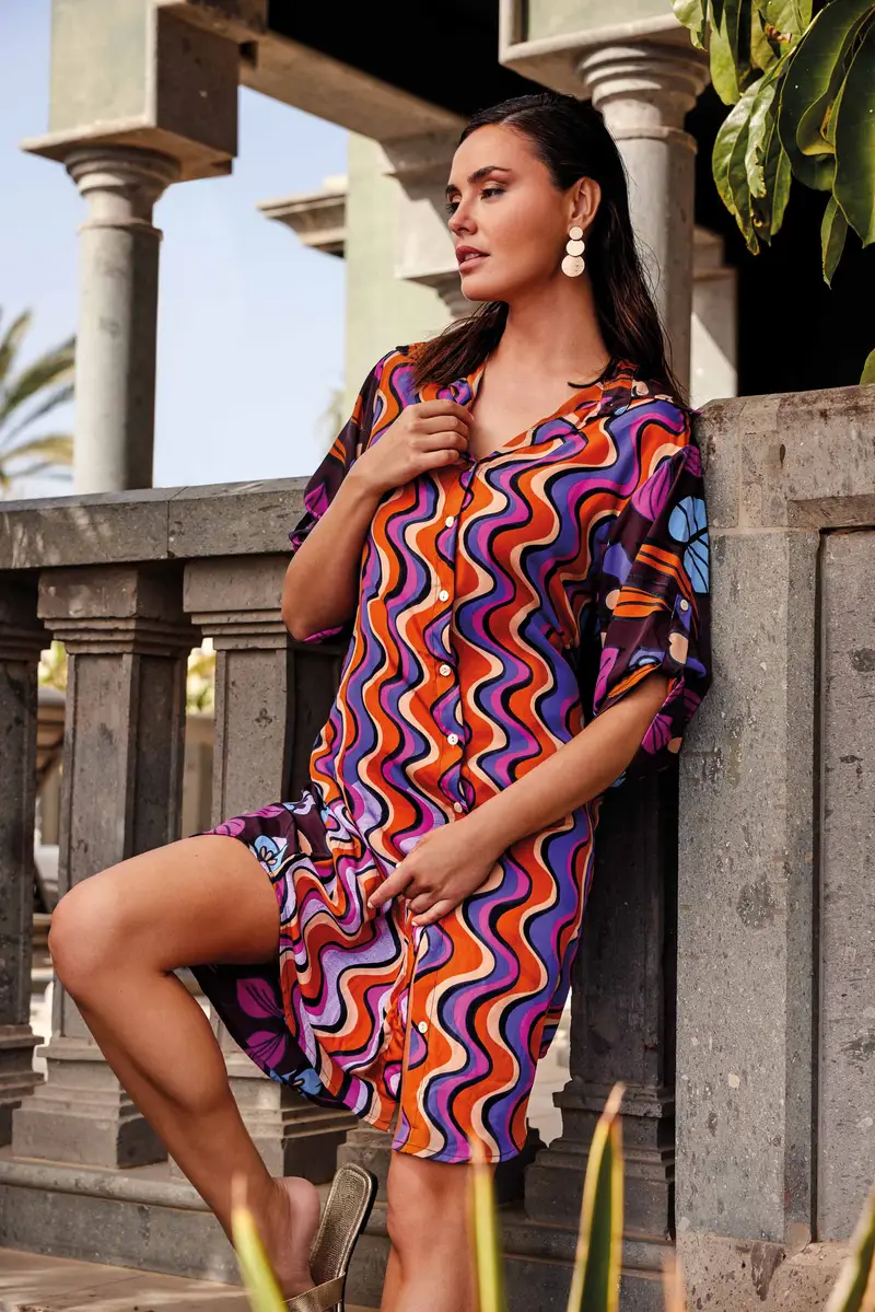 ABITO CAMICIA ELODIE | Colore: Multi | Taglia: M