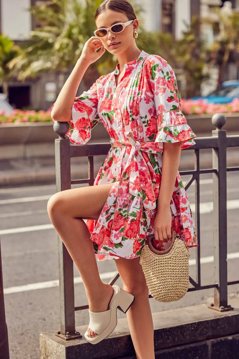 ABITO CAMICIA IN MISTO LINO EVELYN | Colore: Multi | Taglia: L