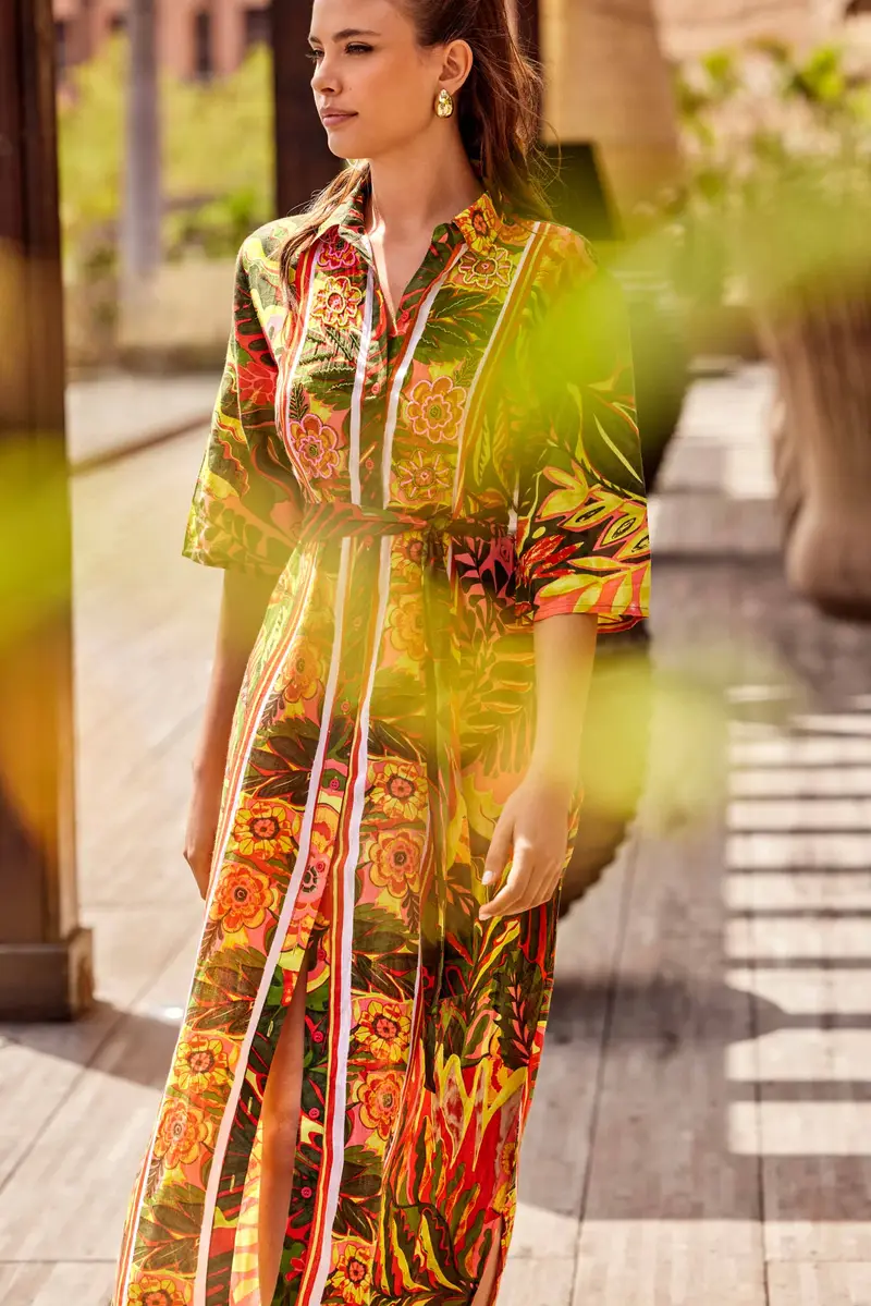 ABITO CAMICIA LUNGO BONNIE | Colore: Multi | Taglia: L