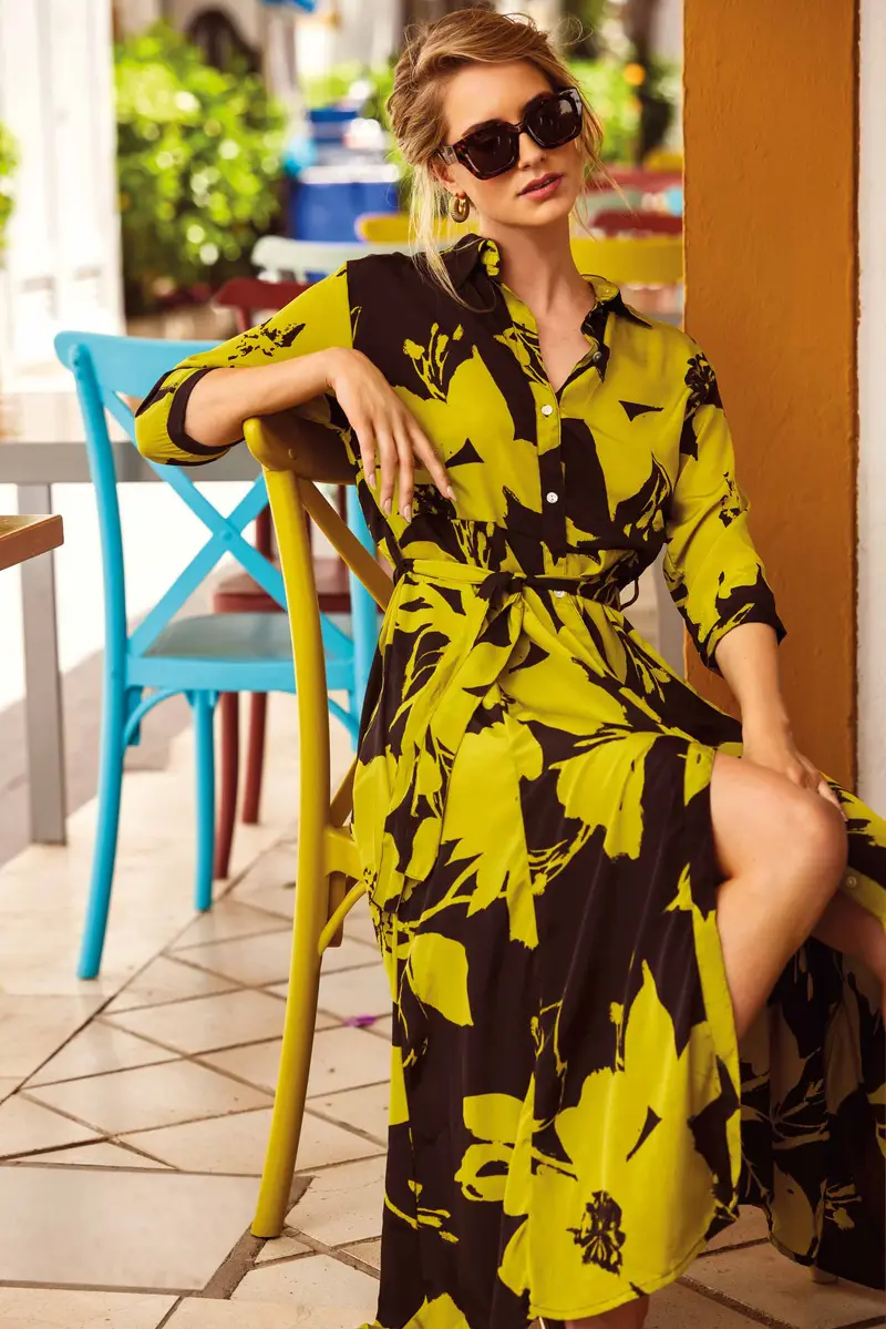 ABITO CAMICIA LUNGO GLENDA | Colore: Multi | Taglia: L