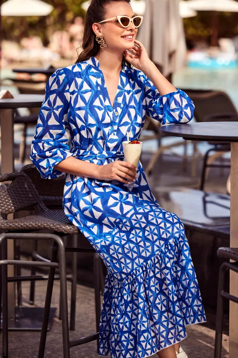 ABITO CAMICIA LUNGO NEBULA | Colore: Royal Blu | Taglia: XXL