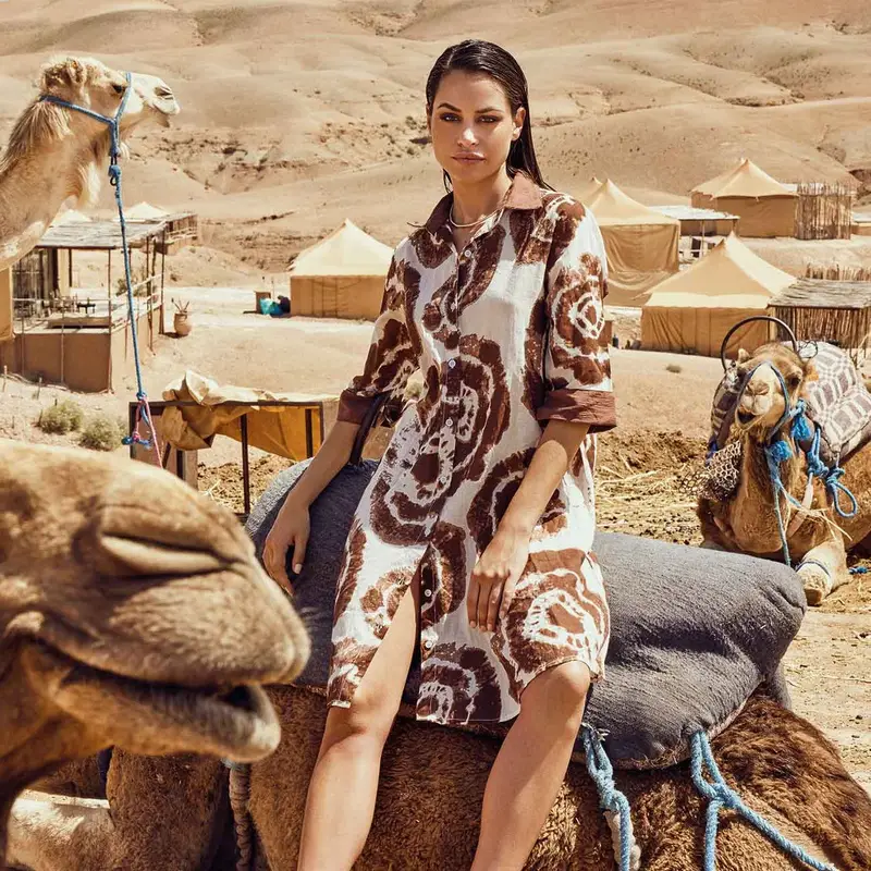 ABITO CAMICIA SAHARA | Colore: Multi | Taglia: M