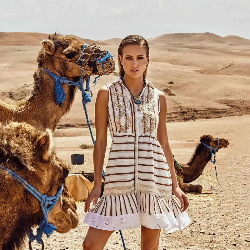 ABITO CAMICIA SMANICATO A RIGHE | Colore: Multi | Taglia: L