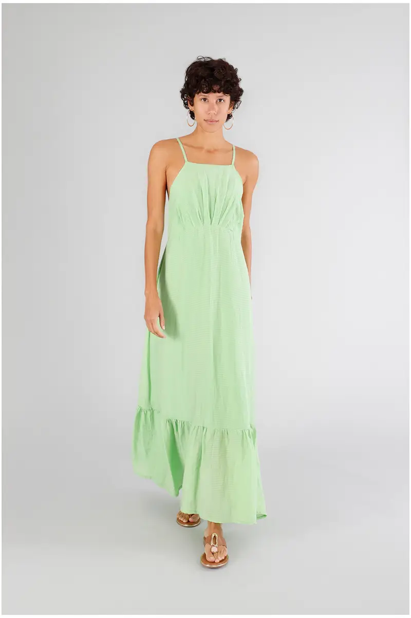 abito con bretelline mistoseta trifoglio m