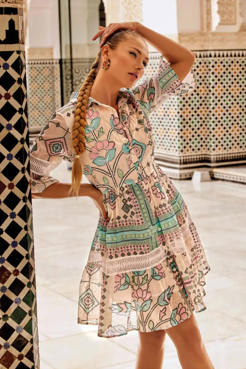 ABITO CON MOTIVO IN FANTASIA ANGIE | Colore: Multi | Taglia: M