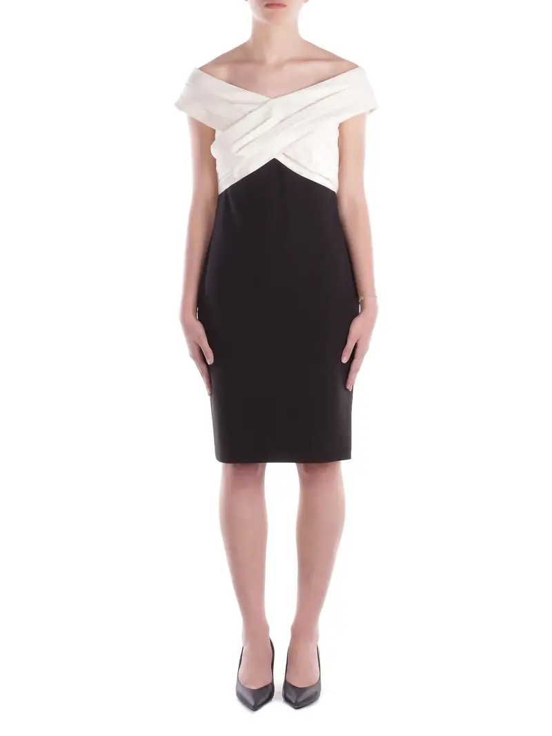 Abito Donna RALPH LAUREN Black Irene short sleeve cocktail