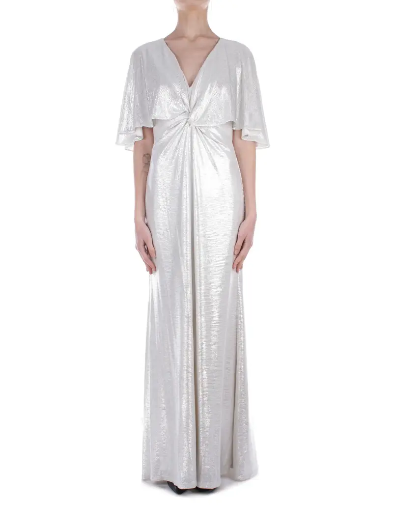 Abito Donna RALPH LAUREN Crema Phinya-short sleeve-gown