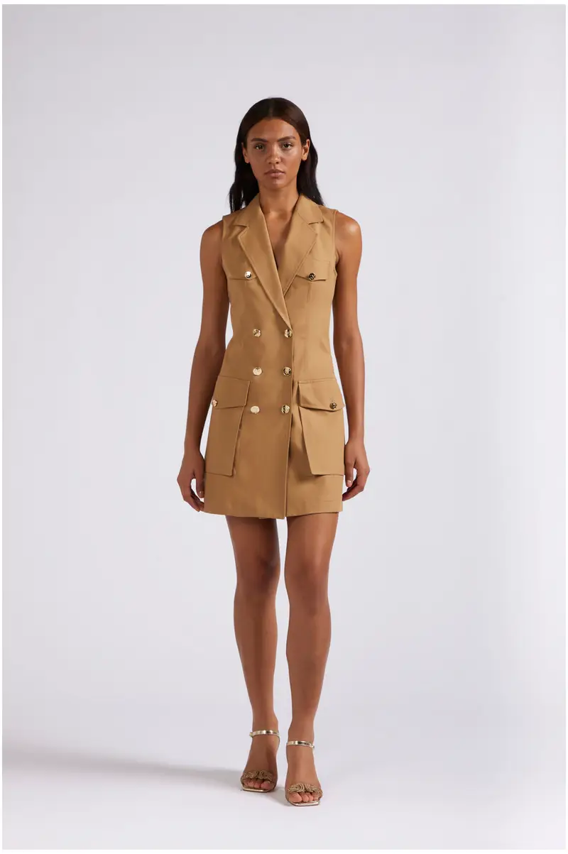 abito doppiopetto smanicato ginger 40