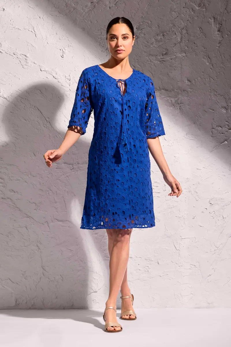 ABITO IN PIZZO SANGALLO MILA | Colore: Royal Blu | Taglia: XXL