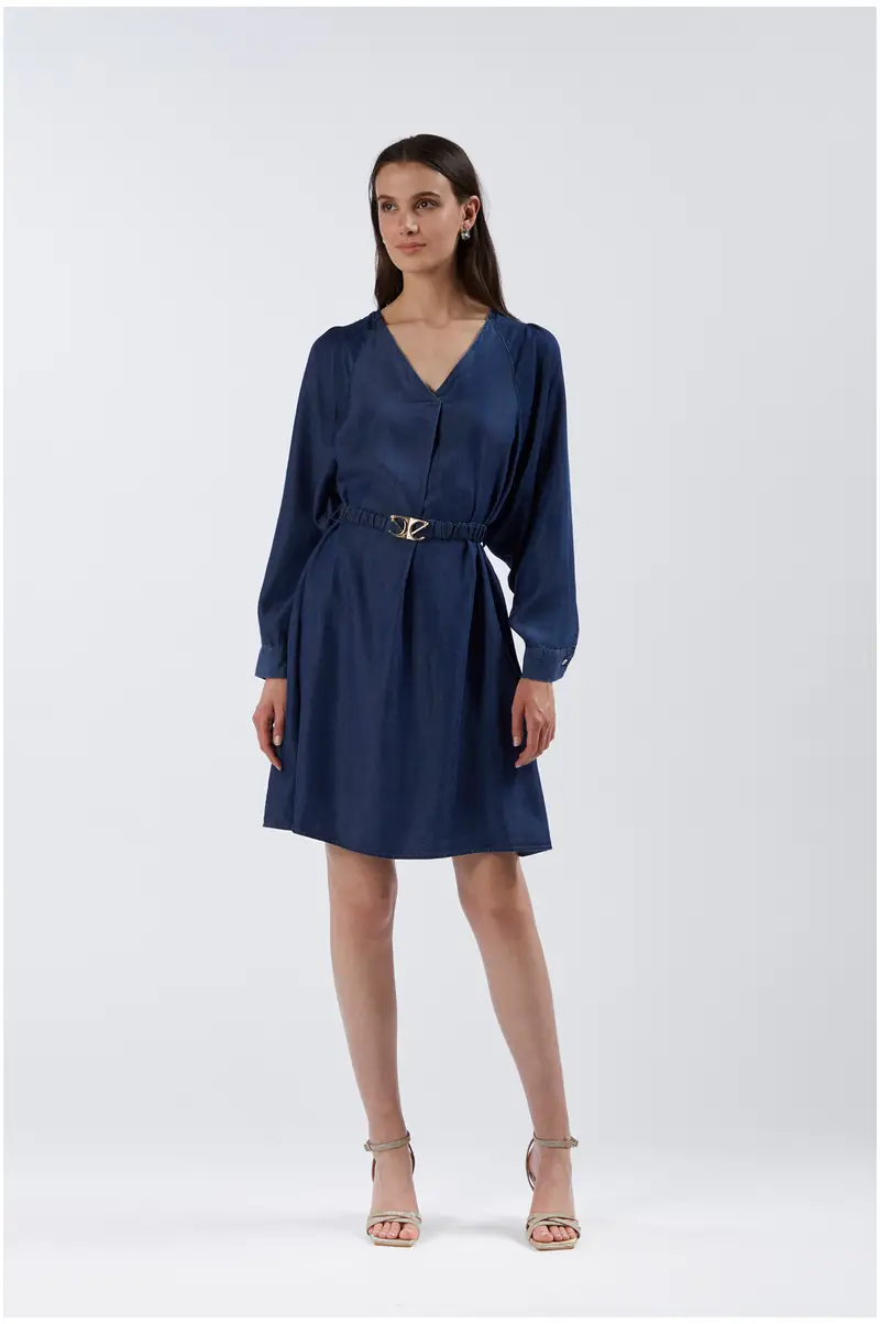 abito in tencel denim indaco xl