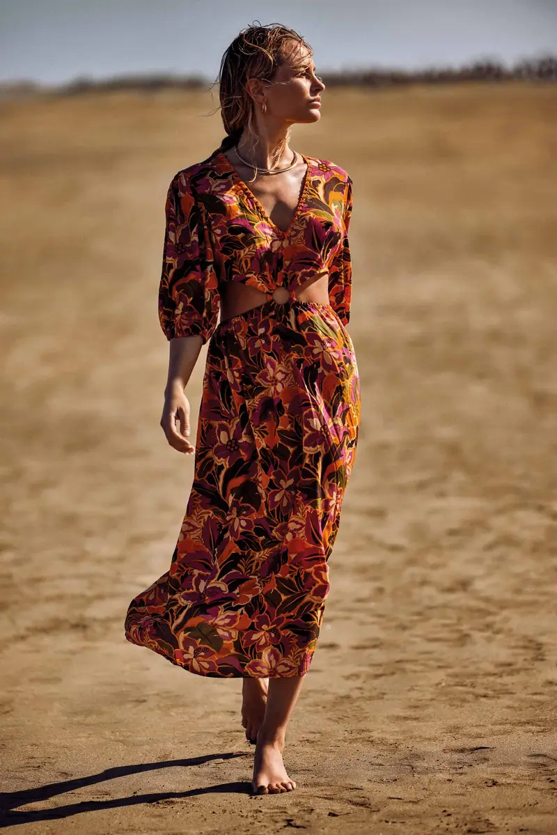 ABITO LUNGO CUT-OUT ESMERALDA | Colore: Multi | Taglia: L