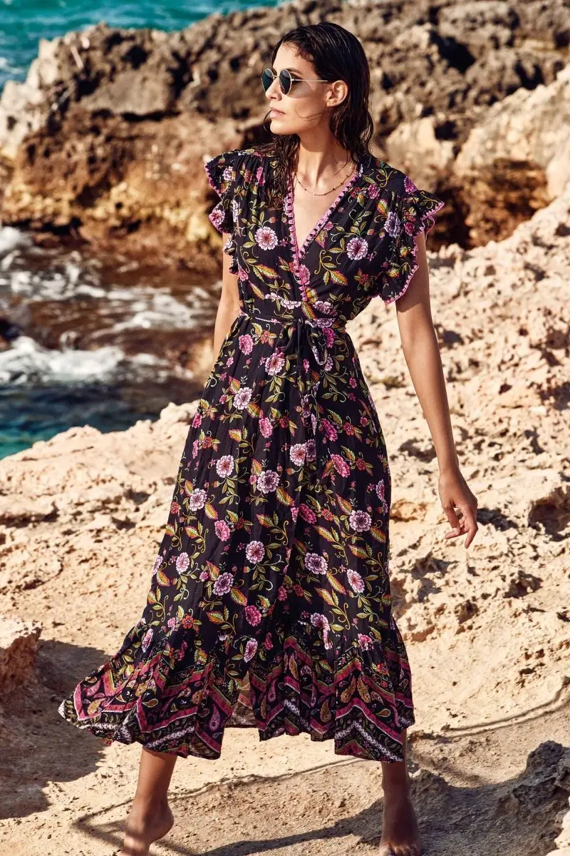 ABITO LUNGO ELLY | Colore: Nero | Taglia: L