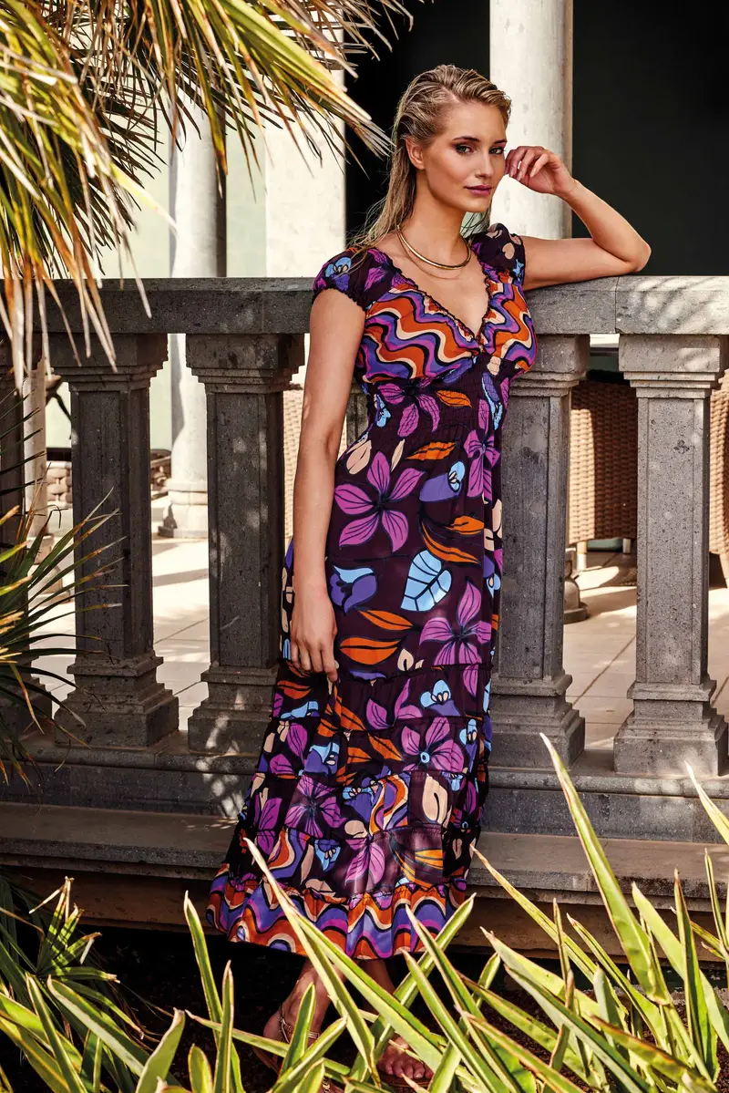 ABITO LUNGO ELODIE | Colore: Multi | Taglia: M