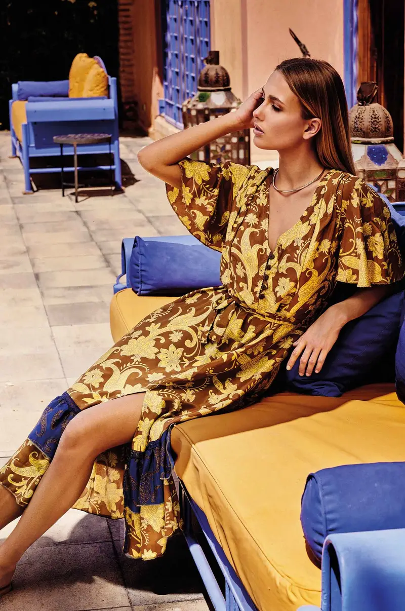 ABITO LUNGO FANTASIA JACQUARD | Colore: Multi | Taglia: XL