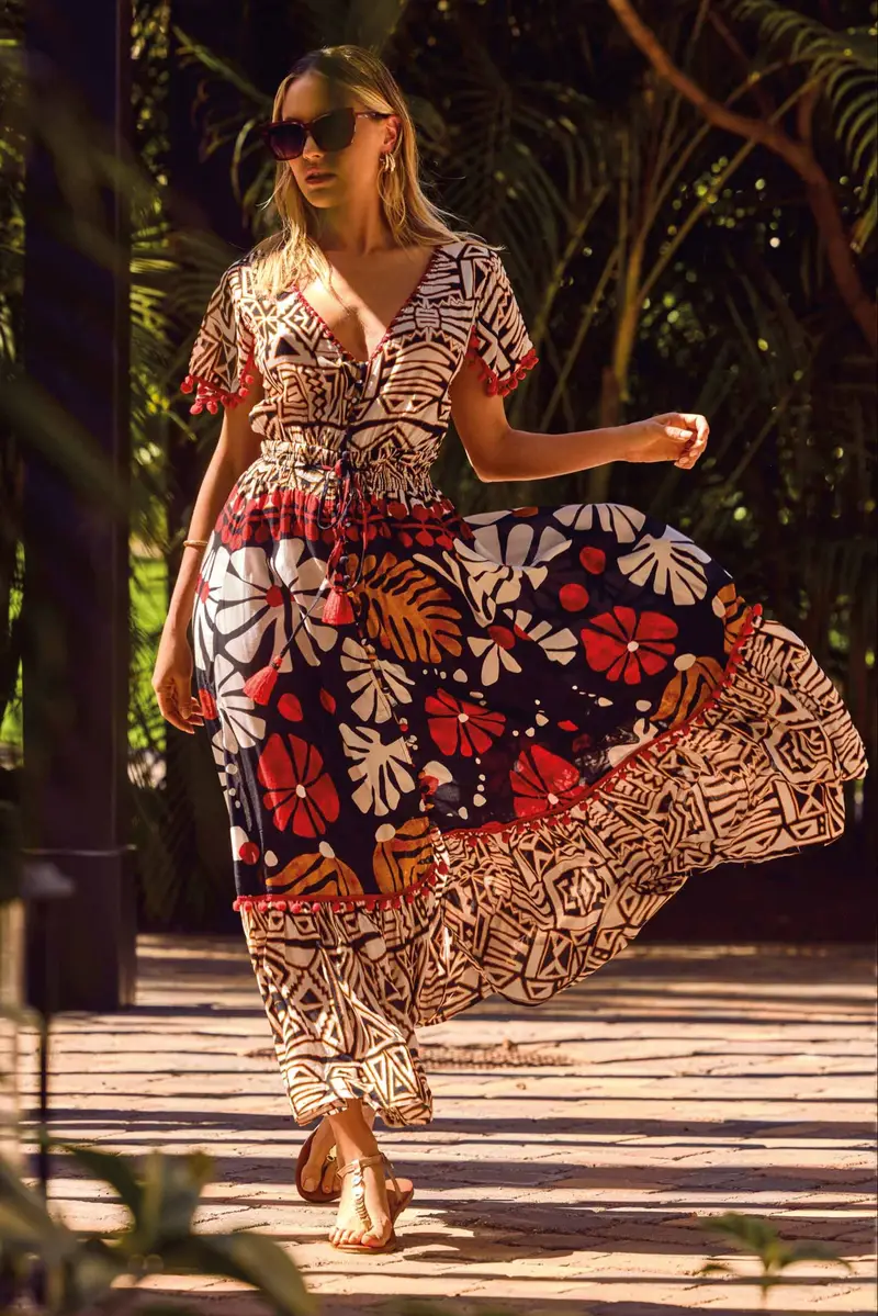 ABITO LUNGO IOLE | Colore: Multi | Taglia: L