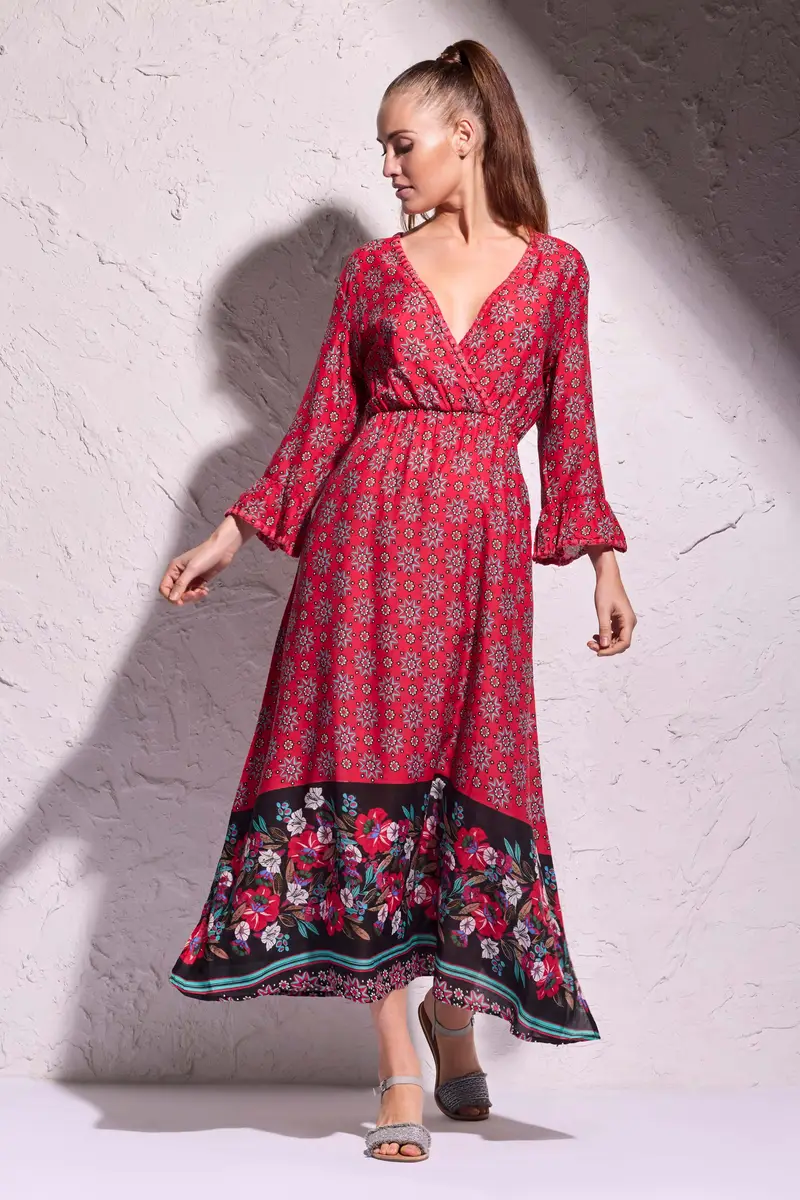 ABITO LUNGO ISLA MUJERS | Colore: Fucsia | Taglia: XL