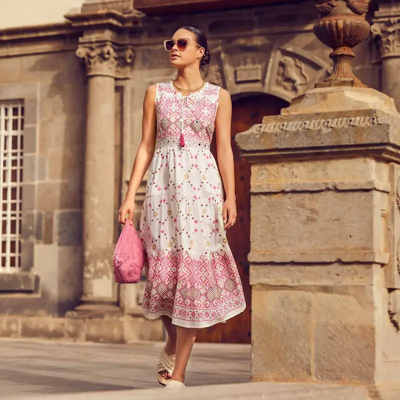 ABITO LUNGO SMANICATO DENISE | Colore: Multi | Taglia: M