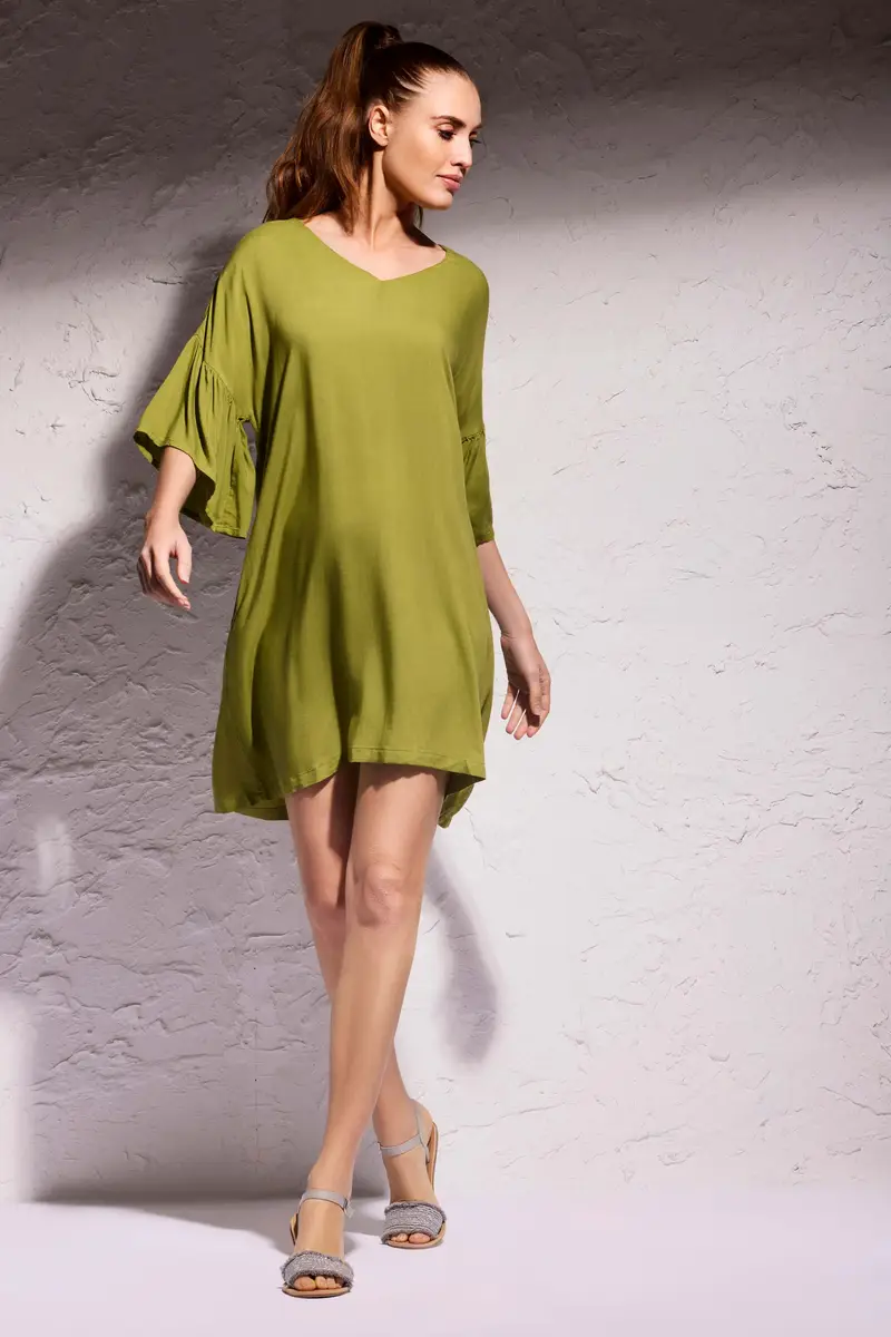 ABITO MANICA BALZA | Colore: Verde | Taglia: L