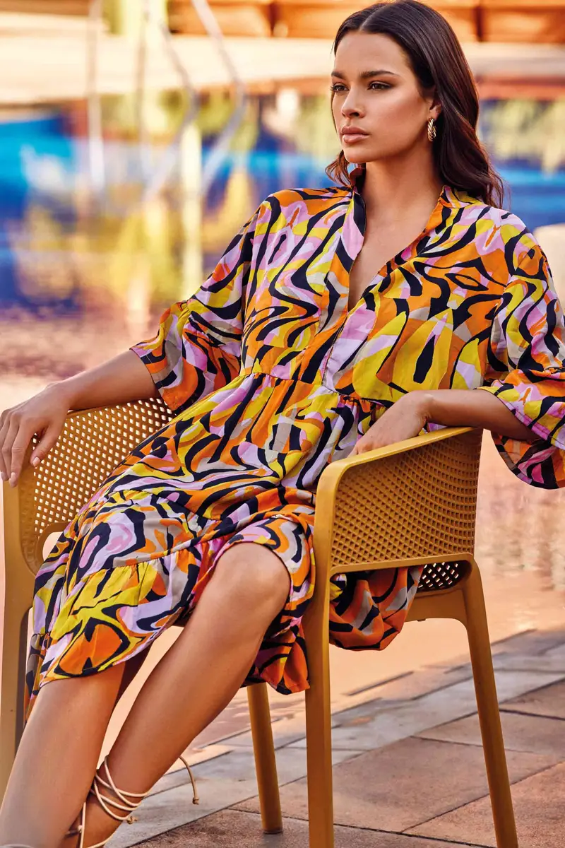 ABITO MORENA ZEBRATO COLORATO | Colore: Multi | Taglia: L