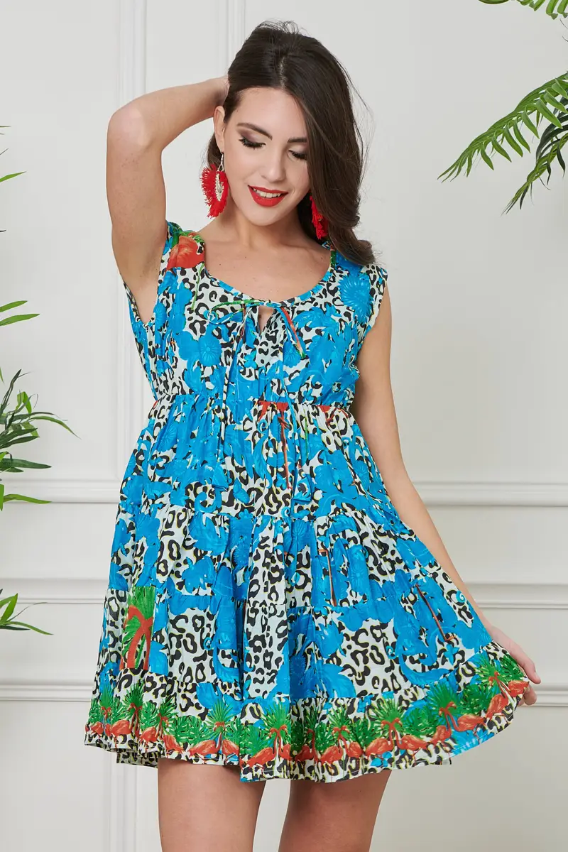 ABITO MULTI BALZE | Colore: Animalier | Taglia: S/M