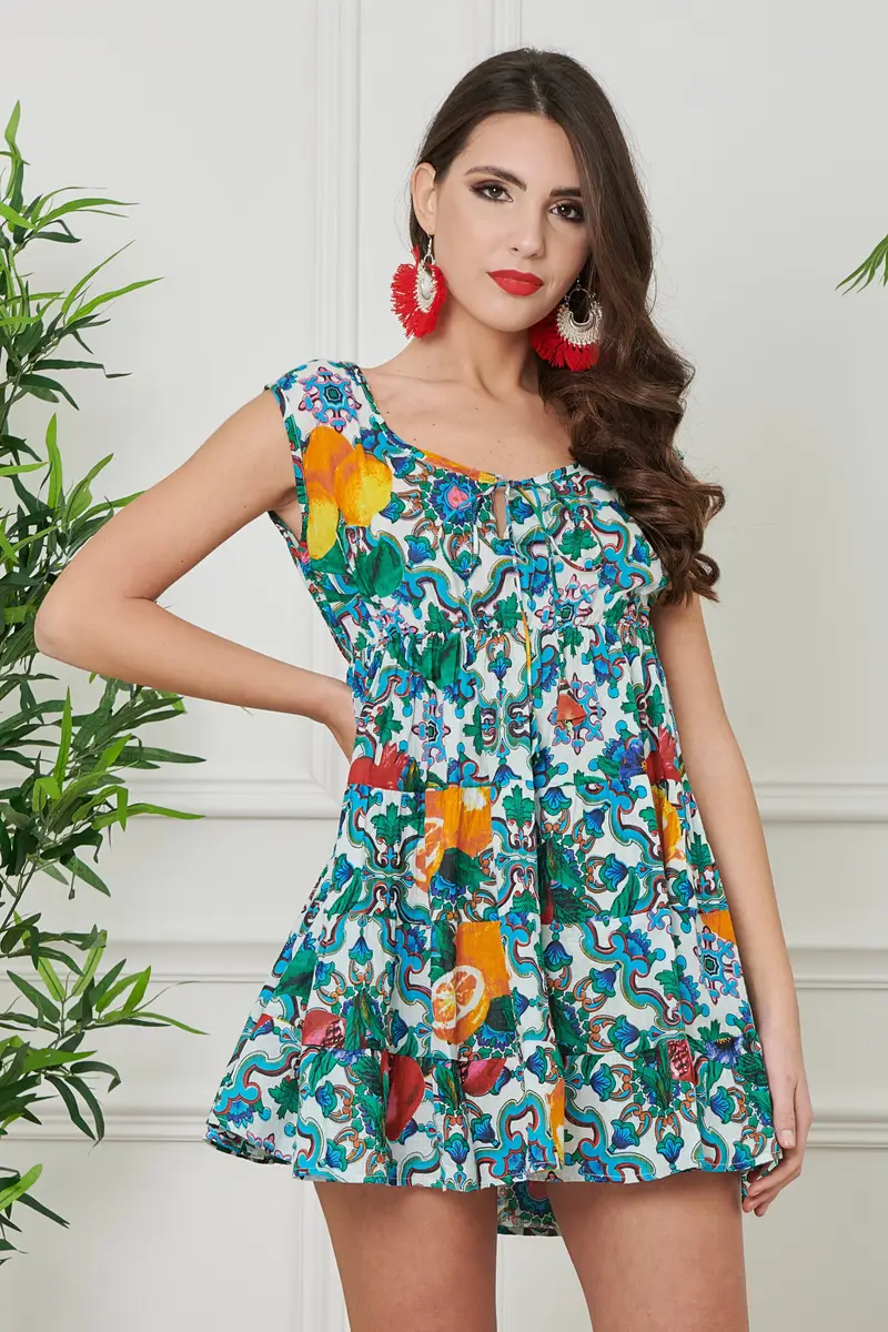 ABITO MULTI BALZE | Colore: Clementine | Taglia: S/M