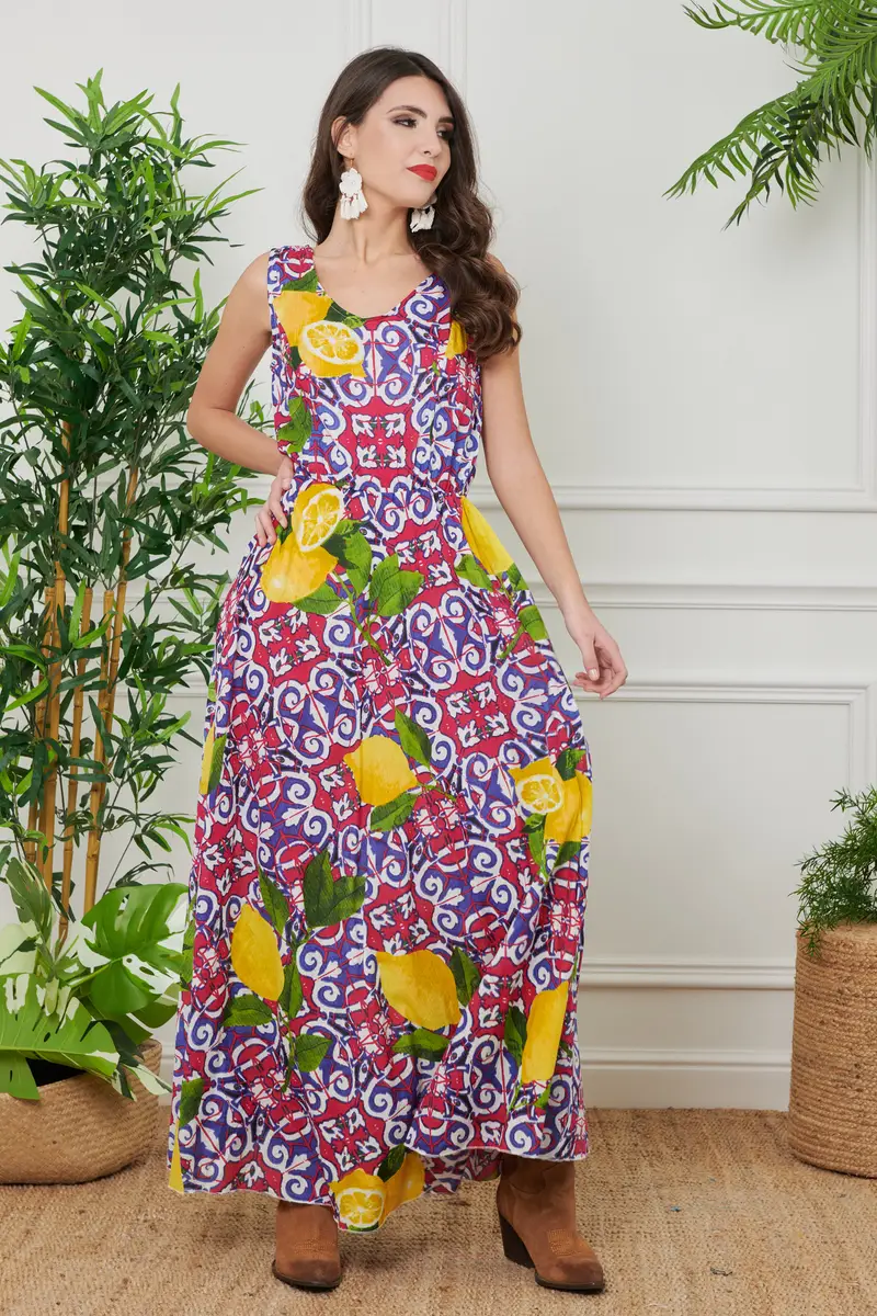 ABITO SMANICATO | Colore: Maiolica | Taglia: S/M