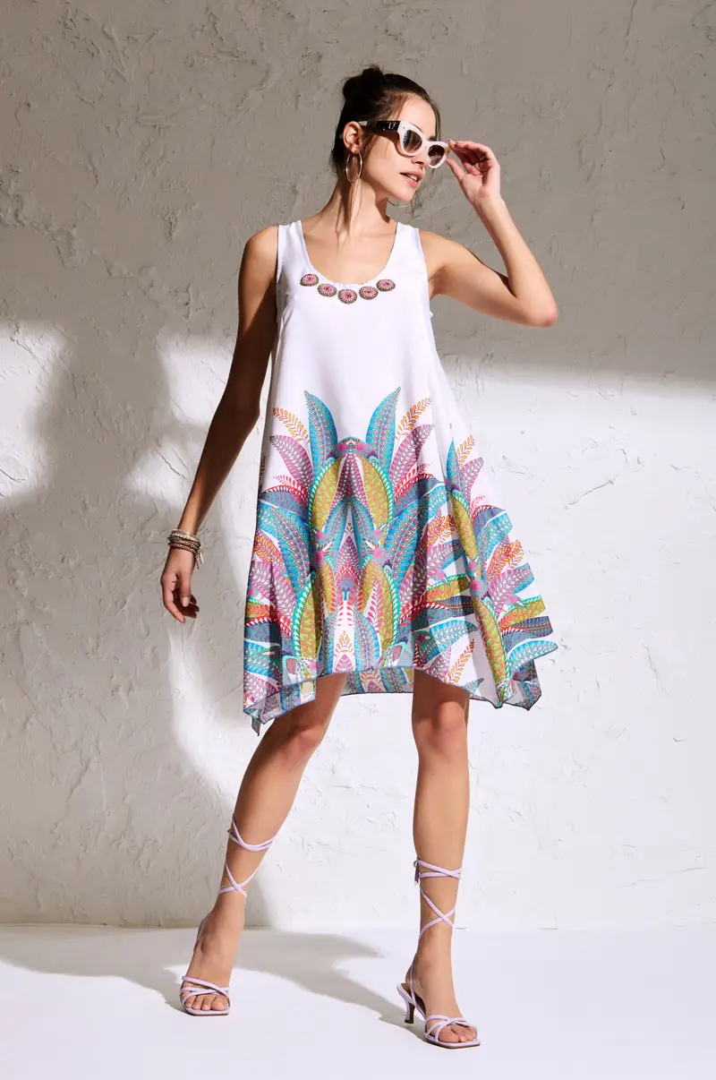 ABITO SMANICATO | Colore: Multi | Taglia: M