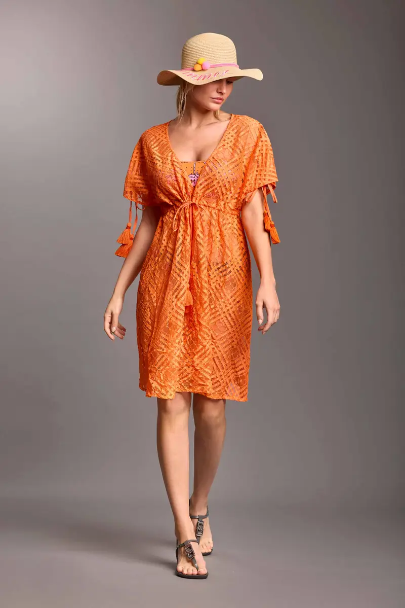 ABITO TRAFORATO MOLLY | Colore: Arancio | Taglia: L