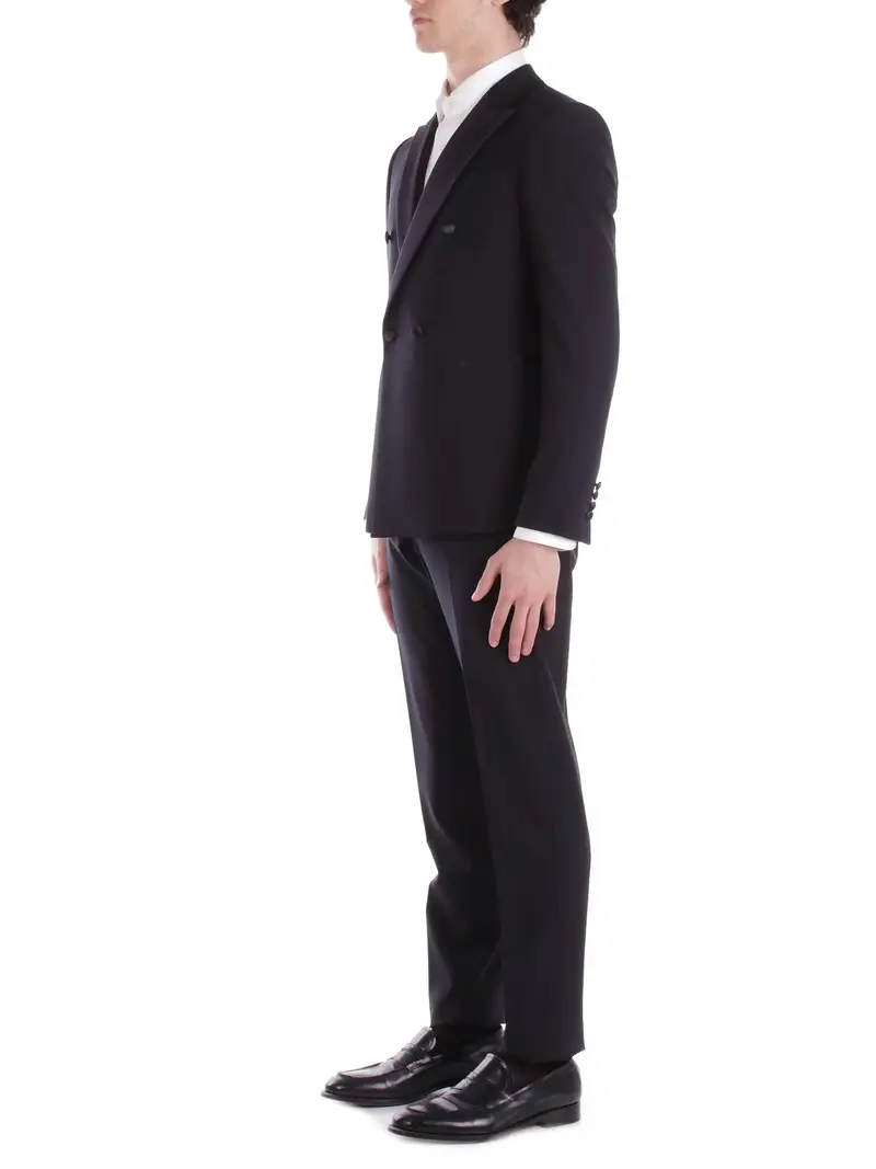 Abito Uomo EMPORIO ARMANI Nero antracite Abito smoking miniatura 2