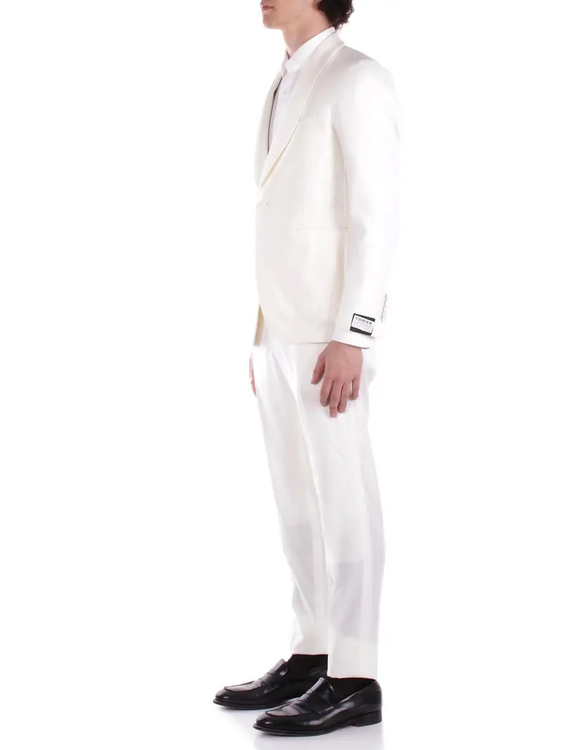 Abito Uomo TAGLIATORE Panna Cerimonia miniatura 2