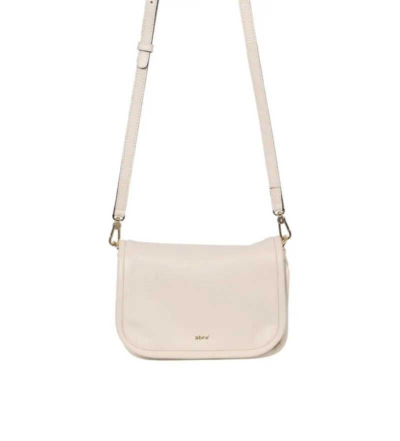 ABRO Borsa a tracolla Donna Beige 4035052