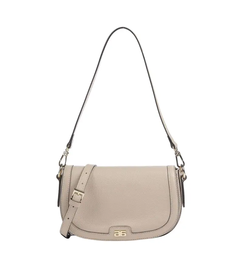 per donna 031409-32 Borsa Rosalia beige (OSFA), Casual, Pelle