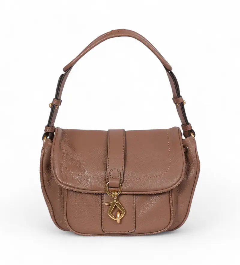 per donna 031443-46 Borsa da sella a stella marrone (OSFA), Casual, Pelle