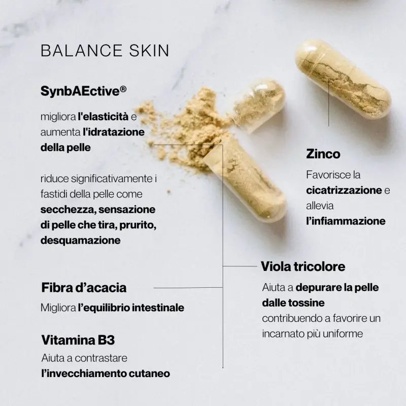 Integratori Balance Skin - Integratori corpo, Integratori viso miniatura 2