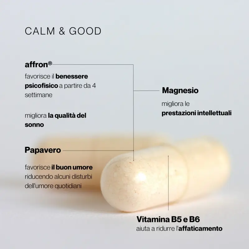 Integratori Calm & Good - Integratore per il sonno e lo stress miniatura 4