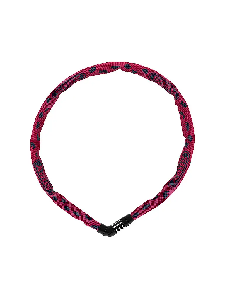Lucchetto a catena per bici Steel-O-Chain 4804C rosa