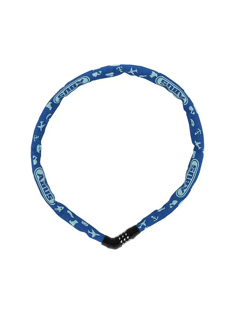 Lucchetto per bici a catena Steel-O-Chain 4804C blu