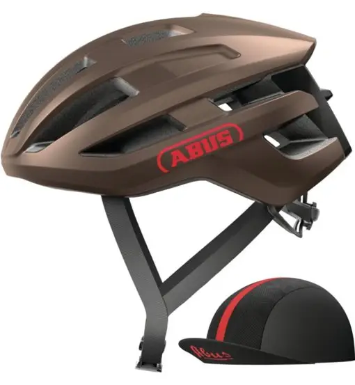 Powerdome ACE - casco bici da corsa Brown