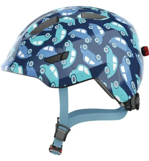 Smiley 3.0 LED - casco bici - bambino Blue