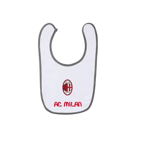 AC Milan Bavaglino con Scritta e Logo, Cotone, Taglia Unica, Prodotto ufficiale, Scritta miniatura 2