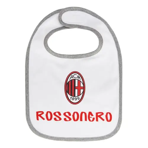 AC Milan Bavaglino con Scritta e Logo, Cotone, Taglia Unica, Prodotto ufficiale, Scritta miniatura 3