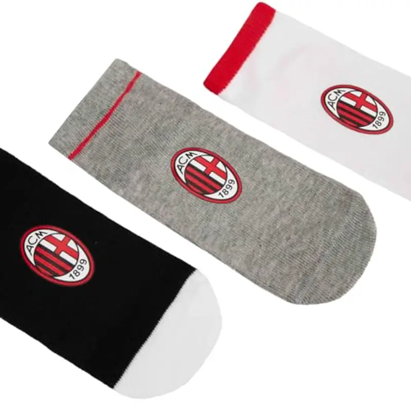 AC Milan - Calzini 3 Paia per Neonati, con Logo Ufficiale miniatura 2